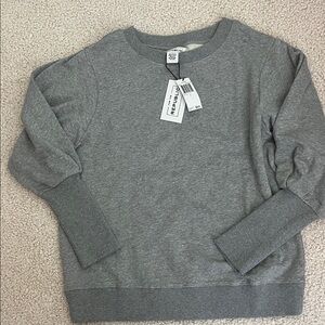 For the Republic Gray Crewneck Sweatshirt Sz L NWT
